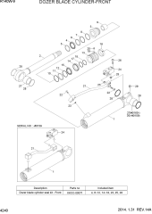 DOZER BLADE CYLINDER-FRONT