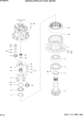 SWING REDUCTION GEAR