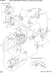 D/ACTING MAIN PIPING KIT 2(ADJUST BOOM)