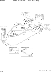 LOWER HYD PIPING 1(4 OUTRIGGER)