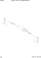 FRONT AXLE CYLINDER(-#0073)