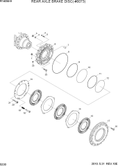 REAR AXLE BRAKE DISC(-#0073)