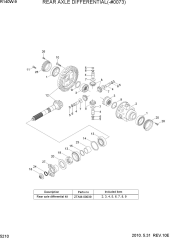 REAR AXLE DIFFERENTIAL(-#0073)