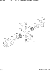 REAR AXLE DIFFERENTIAL(#0074-#0491)