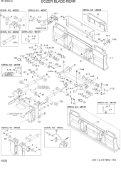 DOZER BLADE-REAR(-#0481)
