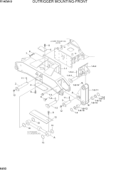OUTRIGGER MOUNTING-FRONT