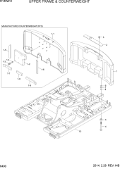 UPPER FRAME & COUNTERWEIGHT