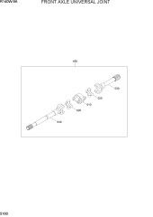 FRONT AXLE UNIVERSAL JOINT
