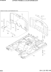 UPPER FRAME & COUNTERWEIGHT
