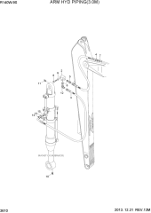 ARM HYD PIPING(3.0M)