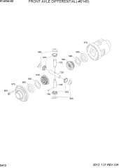 FRONT AXLE DIFFERENTIAL(-#0145)