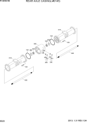 REAR AXLE CASING(-#0145)