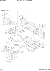 DOZER BLADE-REAR