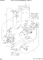 PILOT HYD PIPING(BASE 2, #0017-)