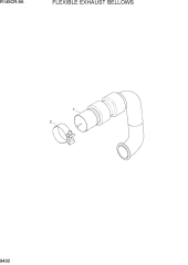 FLEXIBLE EXHAUST BELLOWS