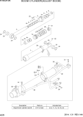 BOOM CYLINDER(ADJUST BOOM)