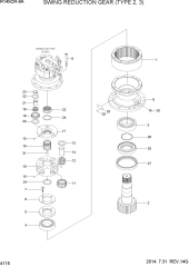 SWING REDUCTION GEAR(TYPE 2,3)