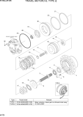 TRAVEL MOTOR(1/2, TYPE 2)