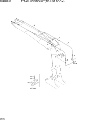 ATTACH PIPING KIT(ADJUST BOOM)