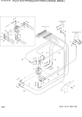 PILOT HYD PIPING(4-PATTERN CHANGE)
