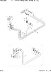 PILOT HYD PIPING(BOTTOM 1, -#0043)