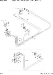 PILOT HYD PIPING(BOTTOM 1, #0044-)