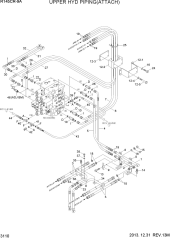 UPPER HYD PIPING(ATTACH)