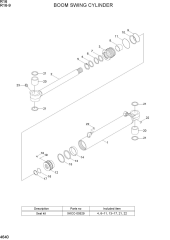BOOM SWING CYLINDER