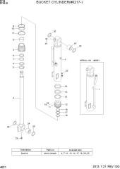 BUCKET CYLINDER(#0217-)