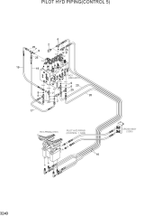 PILOT HYD PIPING(CONTROL 5)