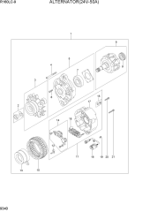 ALTERNATOR (24V-50A)