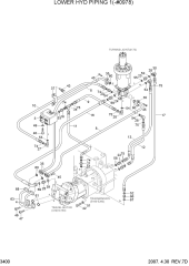 LOWER HYD PIPING 1(-#0978)