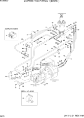 LOWER HYD PIPING 1(#0979-)