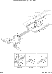 LOWER HYD PIPING 1(F/OUT R/BLD)