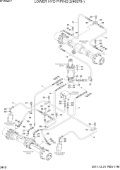 LOWER HYD PIPING 2(#0979-)