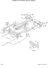 LOWER HYD PIPING 2(F/OUT R/BLD)