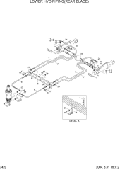 LOWER HYD PIPING(REAR BLADE)