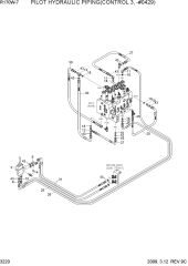 PILOT HYD PIPING(CONTROL 3, -#0429)