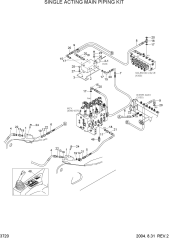 SINGLE ACTING MAIN PIPING KIT