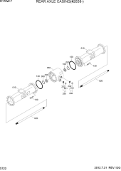 REAR AXLE CASING(#2838-)