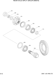 REAR AXLE INPUT GROUP(-#0978)