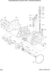 TRANSMISSION GEAR SHIFT SENSOR(-#0978)