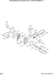 TRANSMISSION GEAR SHIFT SENSOR(#0979-)