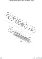 TRANSMISSION MULTI-DISC BRAKE(#0979-)