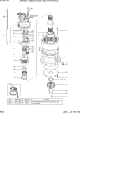 SWING REDUCTION GEAR(TYPE 1)