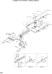 LOWER HYD PIPING 1(F/BLD R/BLD)
