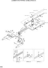 LOWER HYD PIPING 1(F/BLD R/OUT)