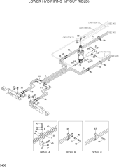LOWER HYD PIPING 1(F/OUT R/BLD)