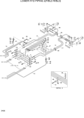 LOWER HYD PIPING 2(F/BLD R/BLD)