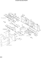 DOZER BLADE-REAR